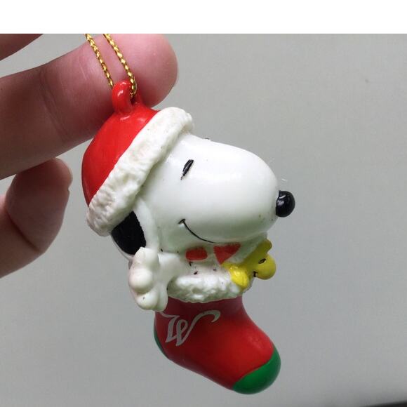 Rare Wilton Vintage Peanuts Snoopy Collectible Christmas Ornaments Lot of 3 - Picture 2 of 11